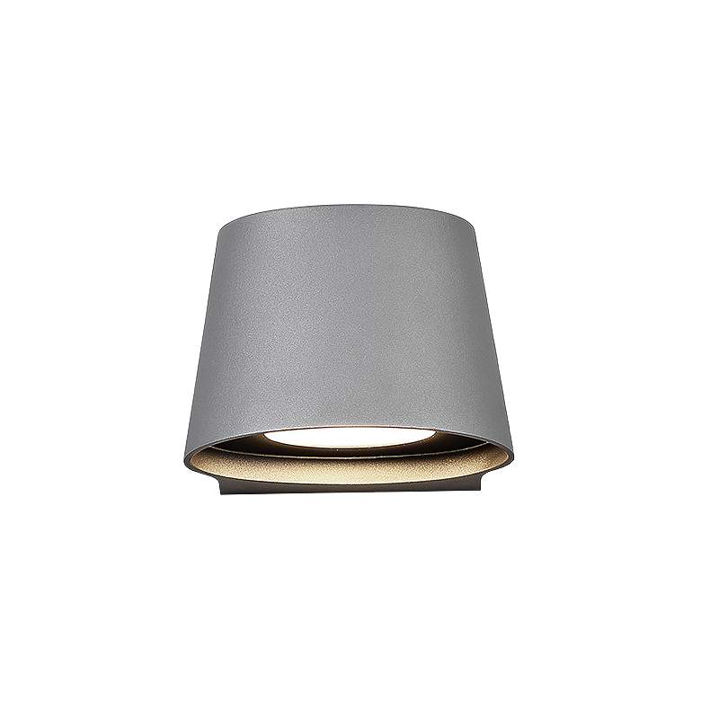 Image 3 dweLED Mod 5 1/4" High Graphite LED Outdoor Wall Light more views