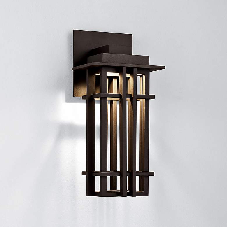 dweLED Nest 16 inch High Bronze LED Outdoor Wall Light more views