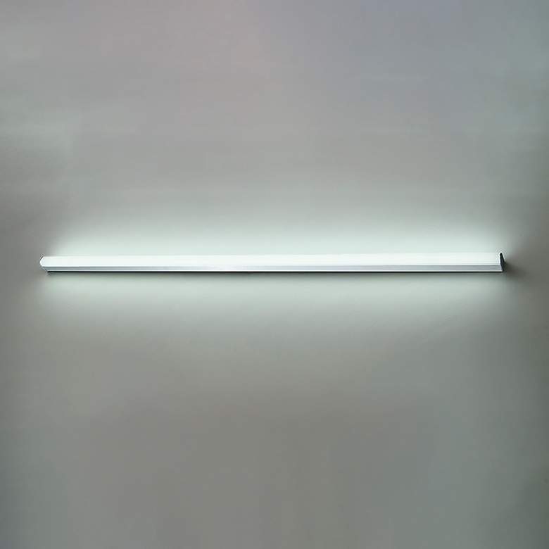 Image 3 dweLED Nightstick 61" Wide Brushed Aluminum LED Bath Light more views