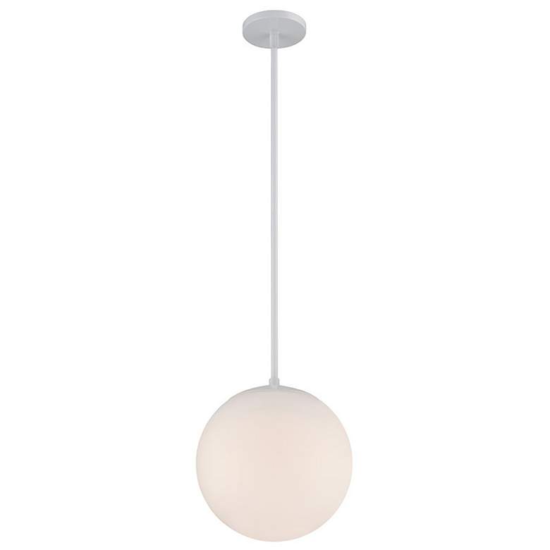 Image 1 dweLED Niveous 10" Wide White LED Mini Pendant
