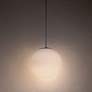 3_dweLED Niveous 13 3/4" Wide Brushed Nickel LED Pendant Light more views