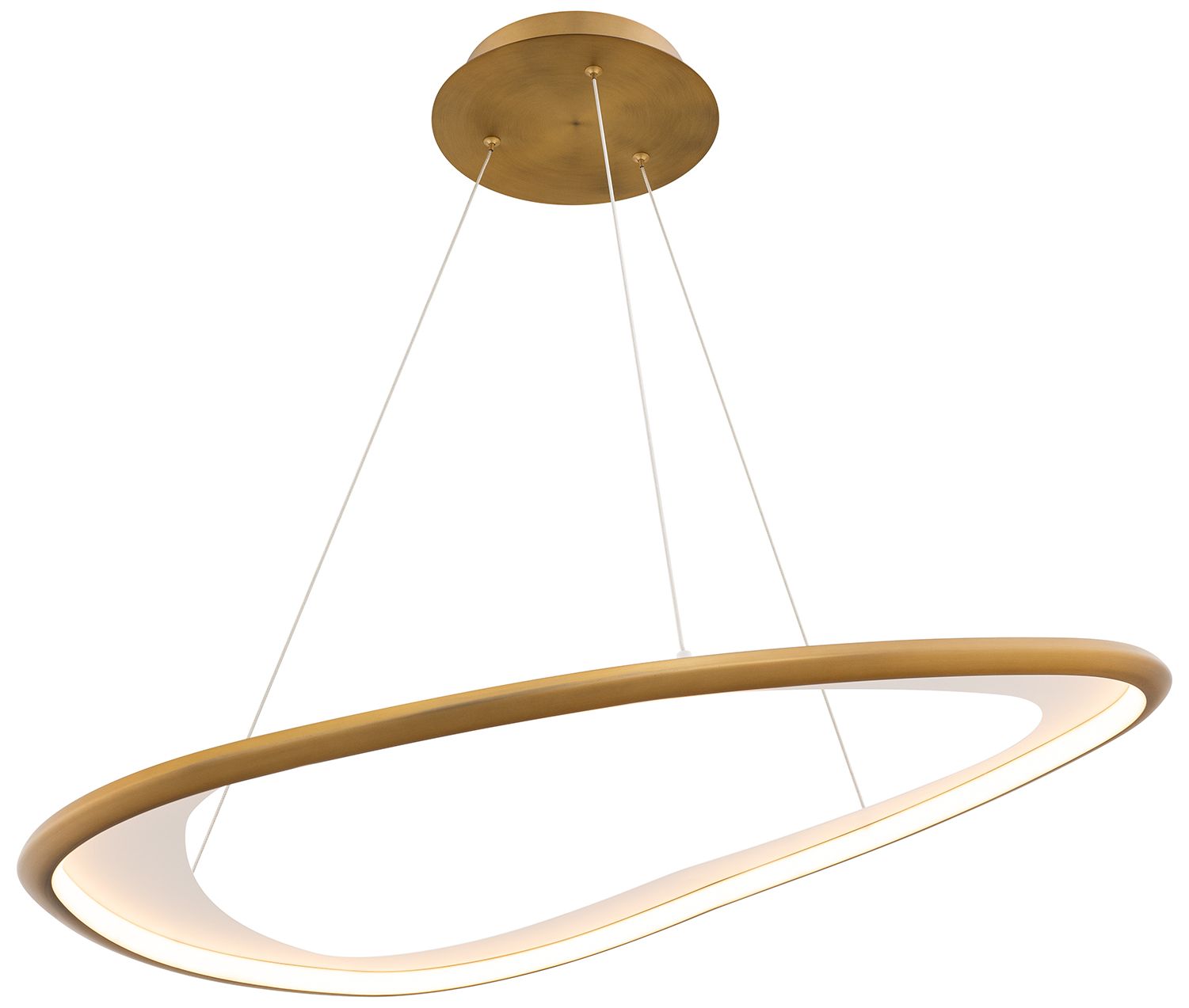 dweLED Oyster Brass - Antique Brass Collection