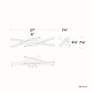 3_dweLED Parallax 27" Wide Black 2700K LED Vanity Bath Light more views
