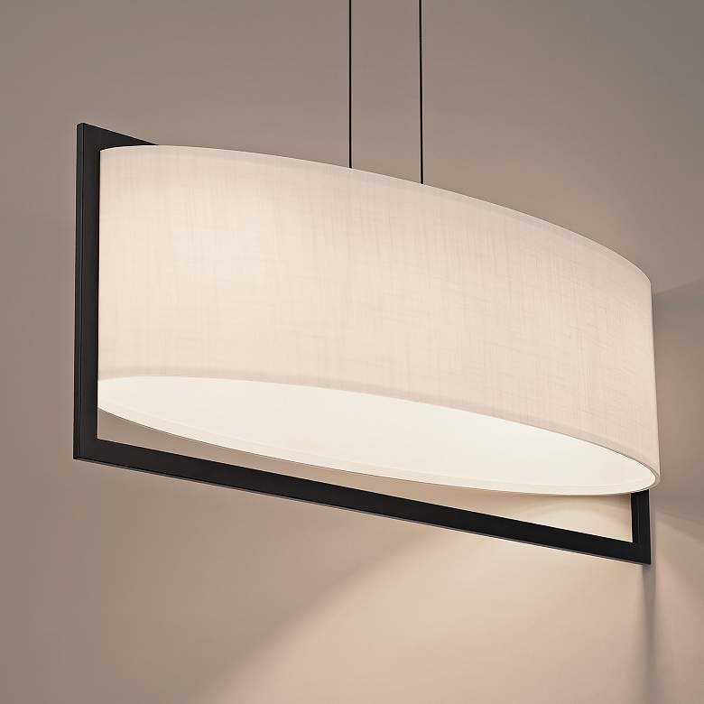 Image 2 DweLED Park Avenue 30 3/4" Wide Black LED Pendant Light