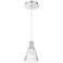 dweLED Passion 6 1/4" Wide Chrome LED Mini Pendant