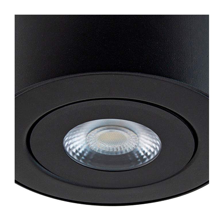 Image 2 dweLED Peek 5" Wide Black 4000K LED Outdoor Ceiling Light more views