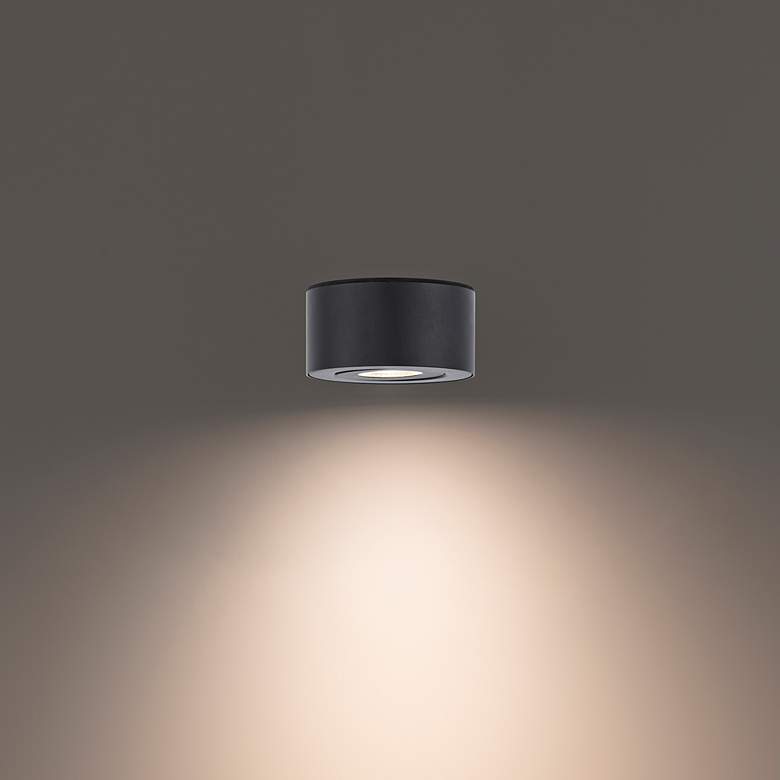 Image 5 dweLED Peek 5" Wide Black 4000K LED Outdoor Ceiling Light more views