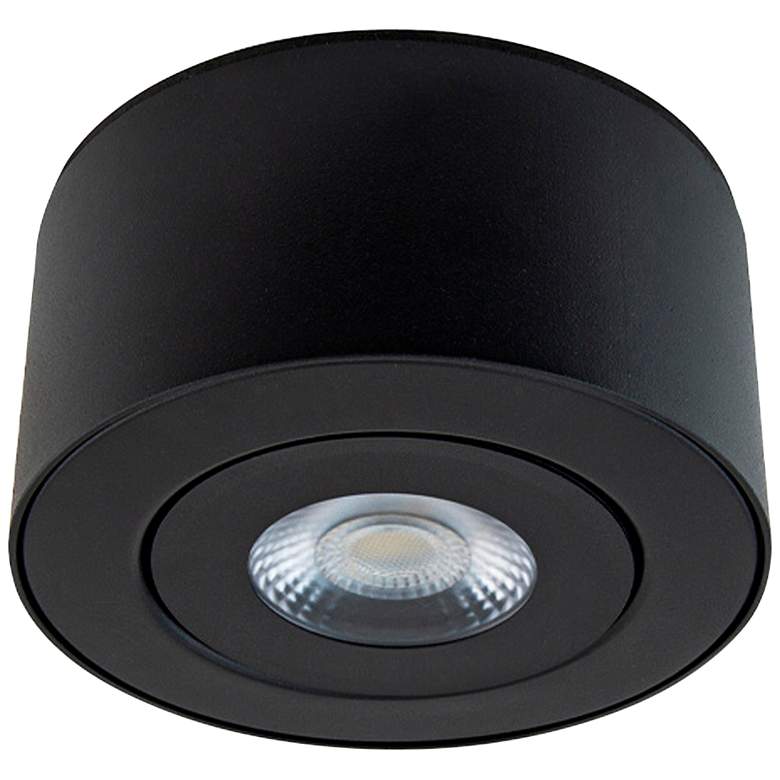 Image 3 dweLED Peek 4 3/4" Wide Black LED Outdoor Ceiling Light