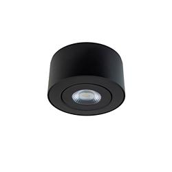 dweLED Peek 4 3/4" Wide Black LED Outdoor Ceiling Light