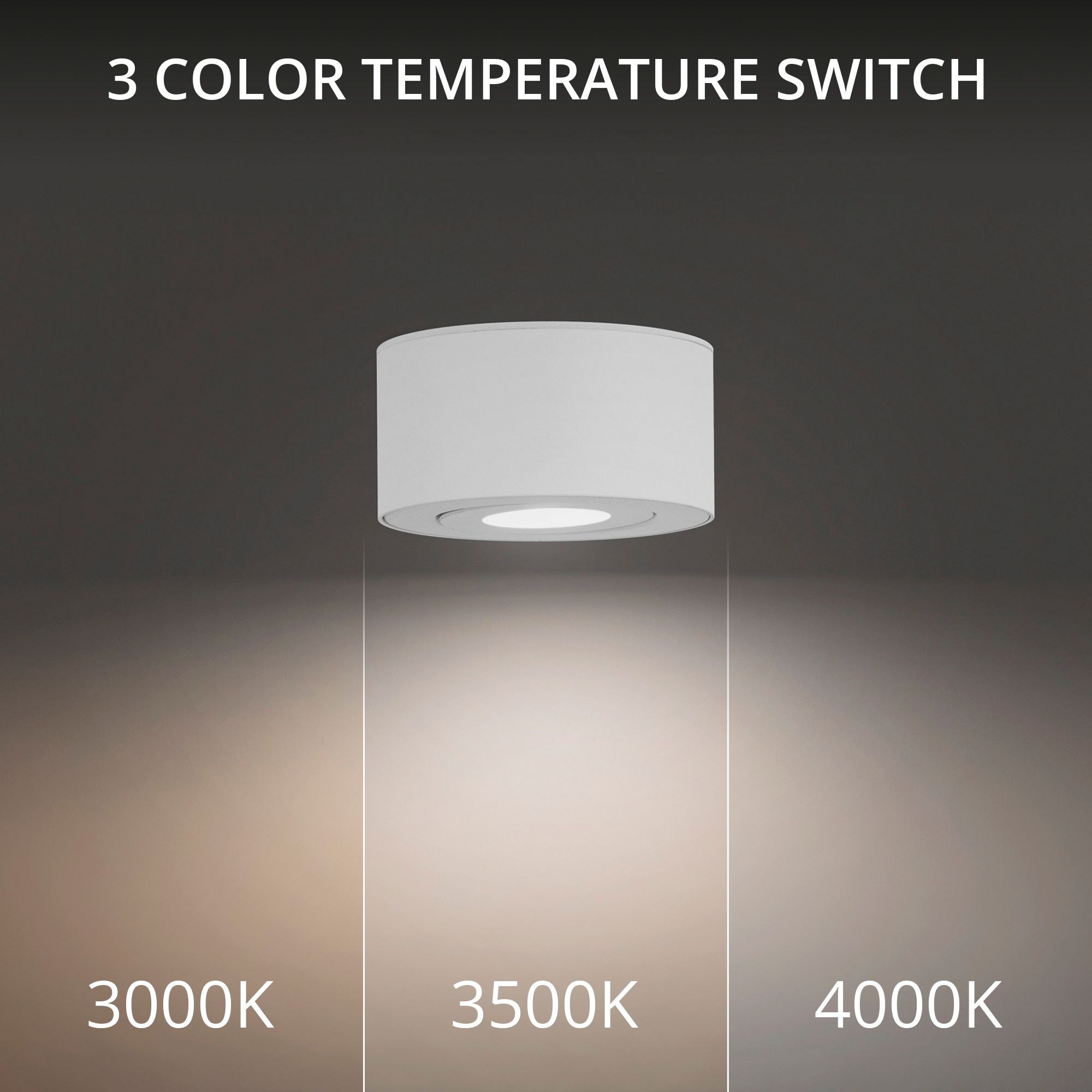 Image 5 dweLED Peek 5" Wide White 4000K LED Outdoor Ceiling Light more views