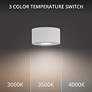5_dweLED Peek 5" Wide White 4000K LED Outdoor Ceiling Light more views