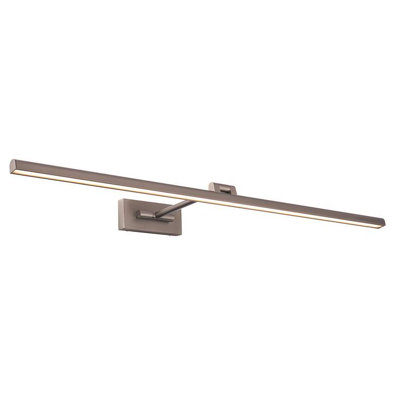 Image 3 DweLED Reed 42" Wide Brushed Nickel LED Picture Light more views