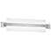 dweLED Reflection 23" Wide Brushed Aluminum LED Bath Light