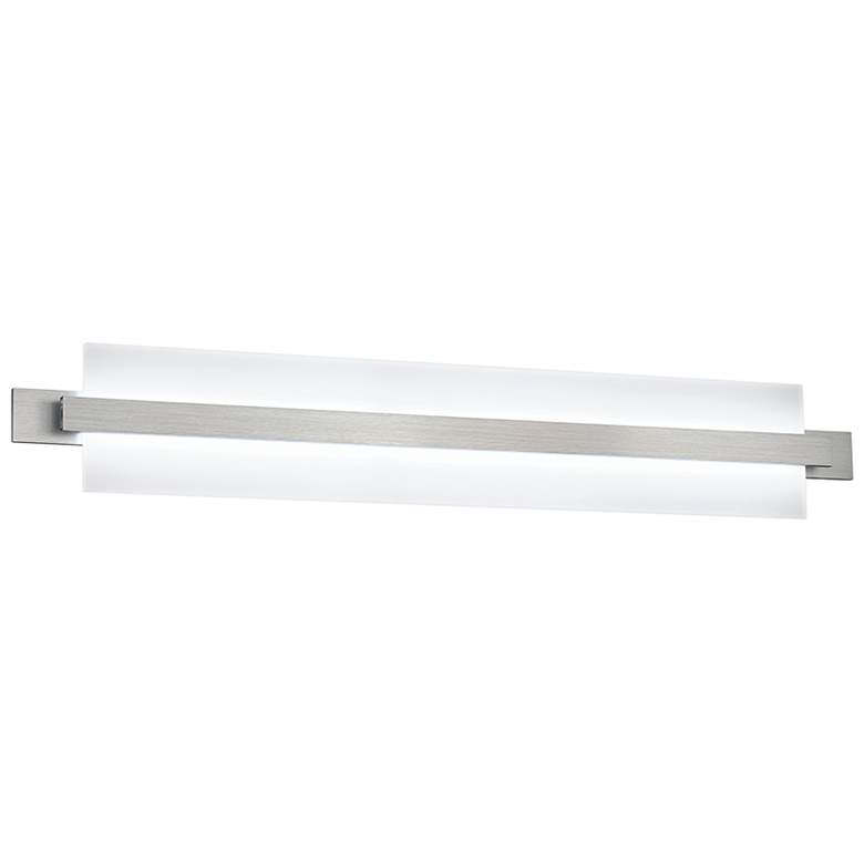 Image 1 dweLED Reflection 35 1/4 inch Wide Brushed Aluminum LED Bath Light