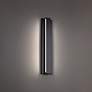 1_dweLED Revels 24" High Black LED Linear Outdoor Wall Light
