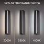 4_dweLED Revels 24" High Black LED Linear Outdoor Wall Light more views