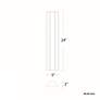 5_dweLED Revels 24" High Black LED Linear Outdoor Wall Light more views