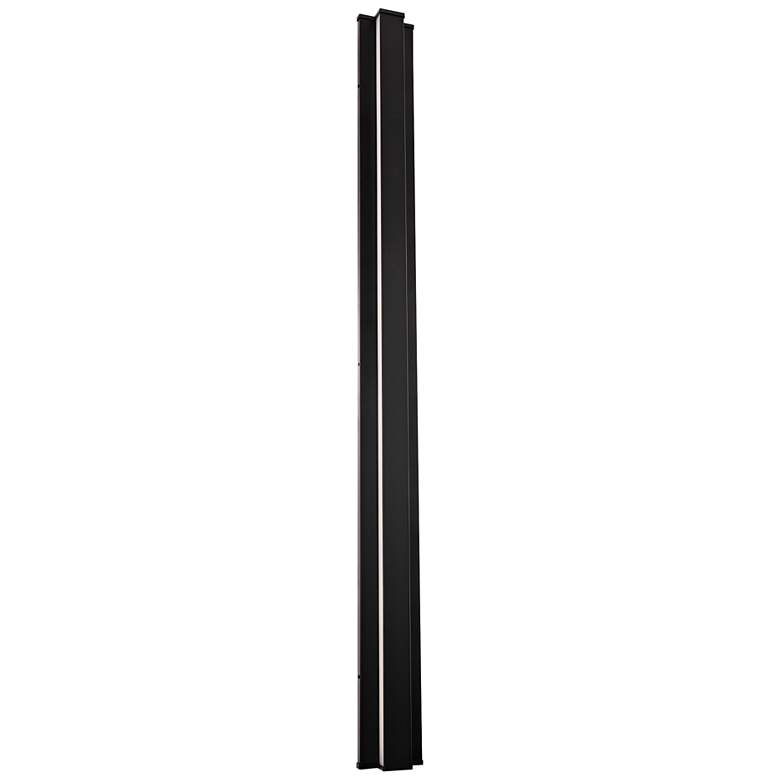 Image 1 dweLED Revels 60" High Black 3000K LED Outdoor Wall Light