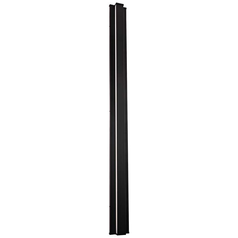 Image 1 dweLED Revels 60" High Black LED Outdoor Wall Light