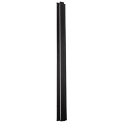 dweLED Revels 60" High Black LED Outdoor Wall Light