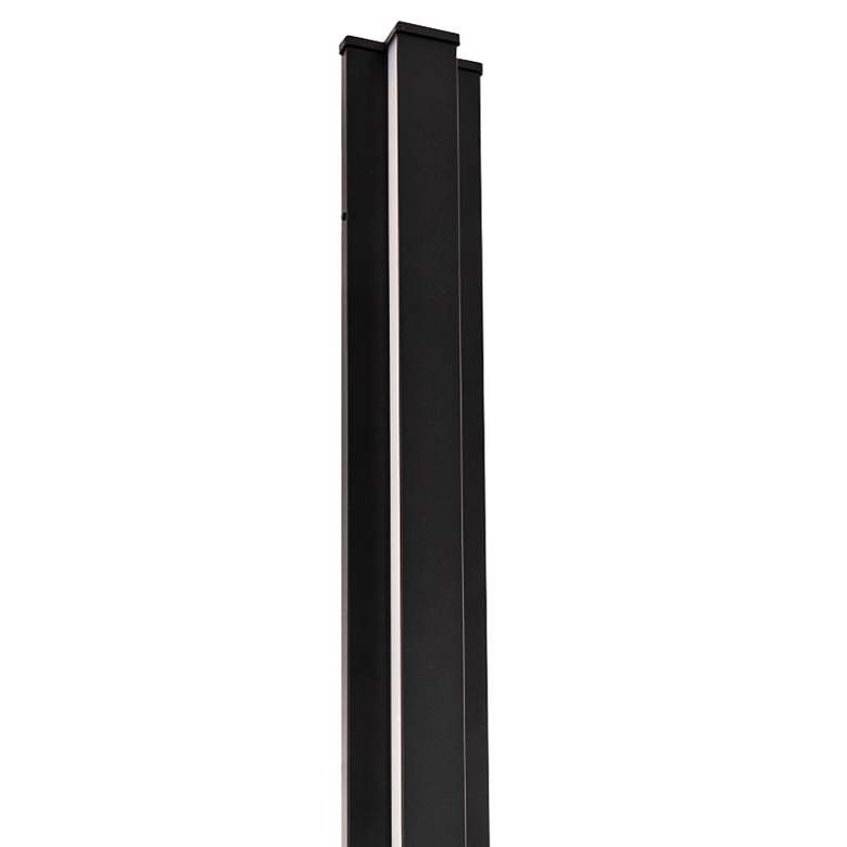Image 2 dweLED Revels 60" High Black LED Outdoor Wall Light more views