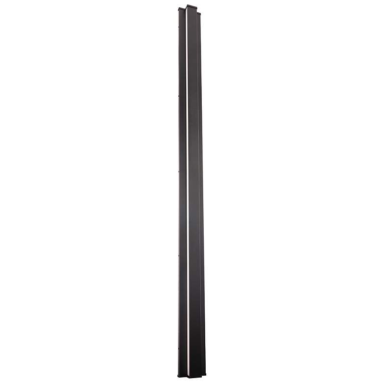 Image 1 dweLED Revels 72" High Black LED Outdoor Wall Light