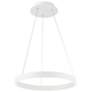 1_dweLED Sirius 18 1/4" Wide White LED Pendant Light