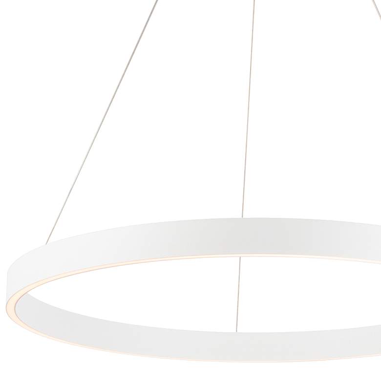Image 2 dweLED Sirius 24" Wide White LED Pendant Light more views