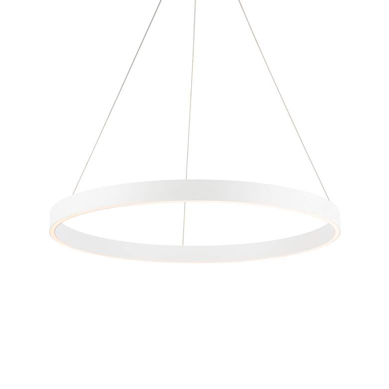 Image 3 dweLED Sirius 24" Wide White LED Pendant Light more views