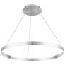 1_dweLED Sirius 30 1/2"W Brushed Aluminum LED Pendant Light
