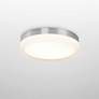 1_dweLED Slice 11" Wide Brushed Nickel Round LED Ceiling Light