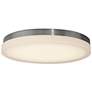 1_dweLED Slice 14" Wide Brushed Nickel LED Ceiling Light