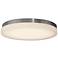 dweLED Slice 14" Wide Brushed Nickel LED Ceiling Light