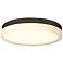 dweLED Slice 15" Wide Bronze Round LED Ceiling Light