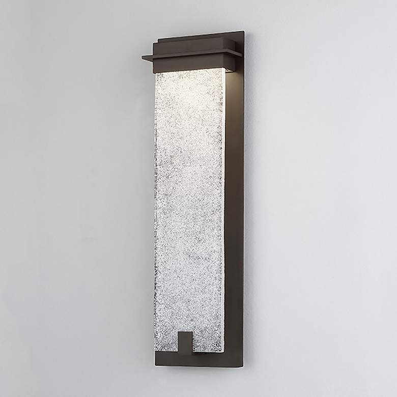 Image 1 dweLED Spa 22" High Bronze LED Outdoor Wall Light