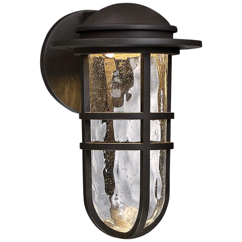 Image 1 dweLED Steampunk 13" High Bronze LED Outdoor Wall Light