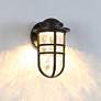 1_dweLED Steampunk 9 1/2" High Bronze LED Outdoor Wall Light