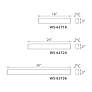 2_dweLED Strip 18" Wide Brushed Aluminum 3500K LED Bath Light more views
