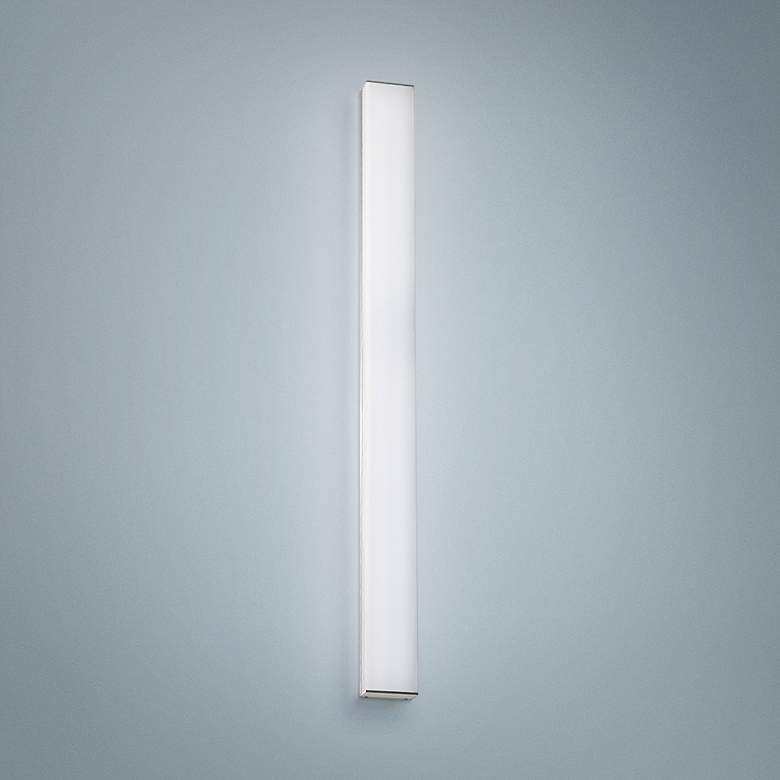 Image 1 dweLED Strip 36 inch Wide Brushed Aluminum 3000K LED Bath Light