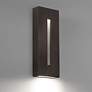 1_dweLED Tao 18" High Bronze LED Outdoor Wall Light