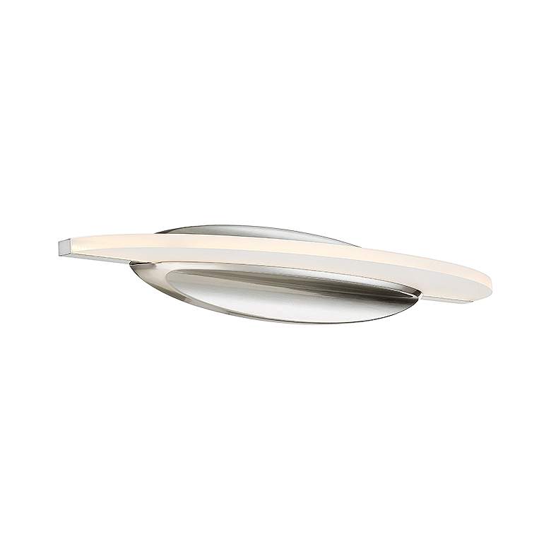Image 1 dweLED Theory 25 1/4" Wide Brushed Nickel LED Bath Light