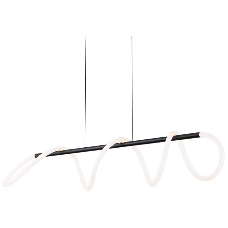 Image 3 dweLED Tightrope 45.63" Wide LED Modern Linear Pendant