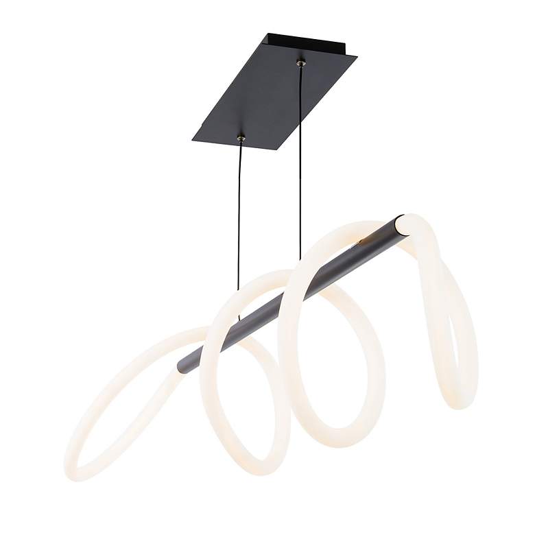 Image 4 dweLED Tightrope 45.63" Wide LED Modern Linear Pendant more views