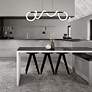 dweLED Tightrope 45.63" Wide LED Modern Linear Pendant in scene