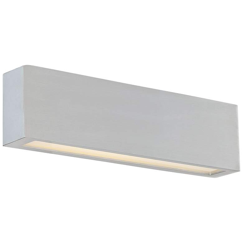 Image 1 dweLED Verve 26" High Brushed Aluminum LED Outdoor Wall Light