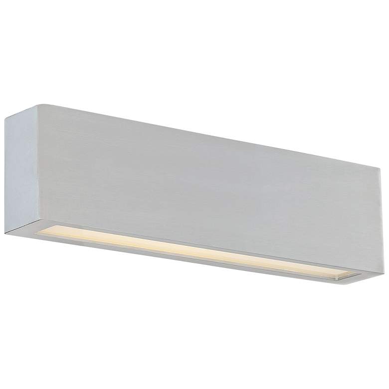 Image 1 dweLED Verve 26 inch High Brushed Aluminum LED Outdoor Wall Light