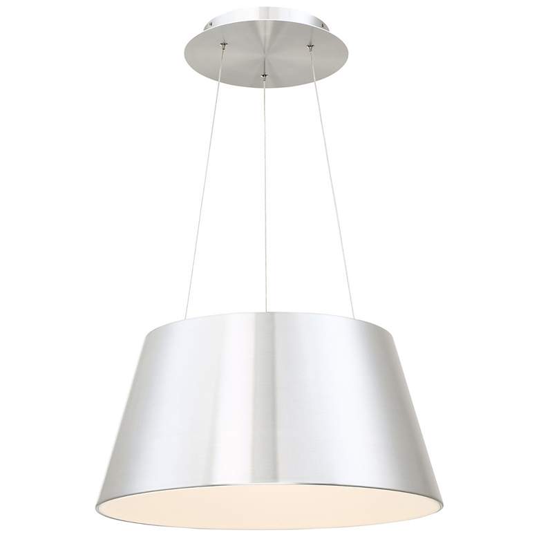 Image 1 dweLED Vida 18 inch Wide Brushed Aluminum LED Pendant Light