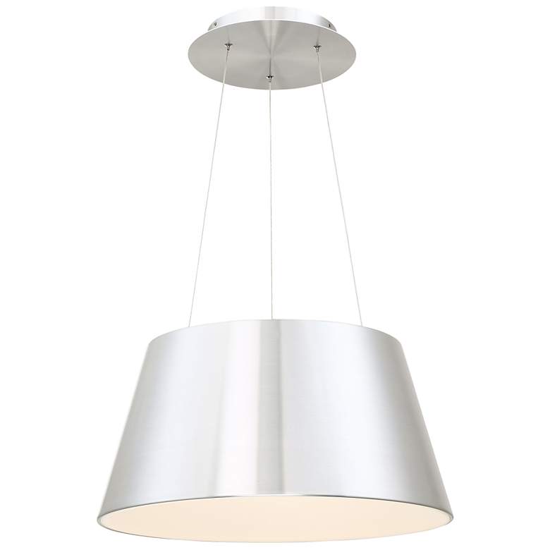 Image 2 dweLED Vida 24" Wide Brushed Aluminum LED Pendant Light