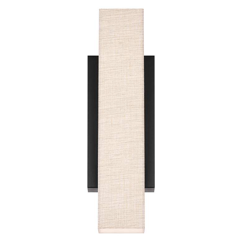 Image 3 DweLED Volga 17 3/4" High Black LED Wall Sconce more views