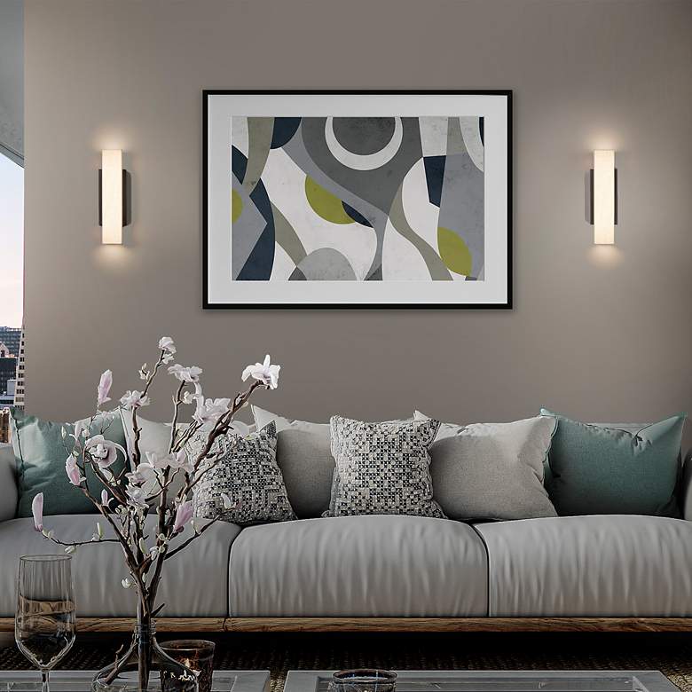 Image 7 dweLED Volga 17 3/4" High Black LED Wall Sconce more views